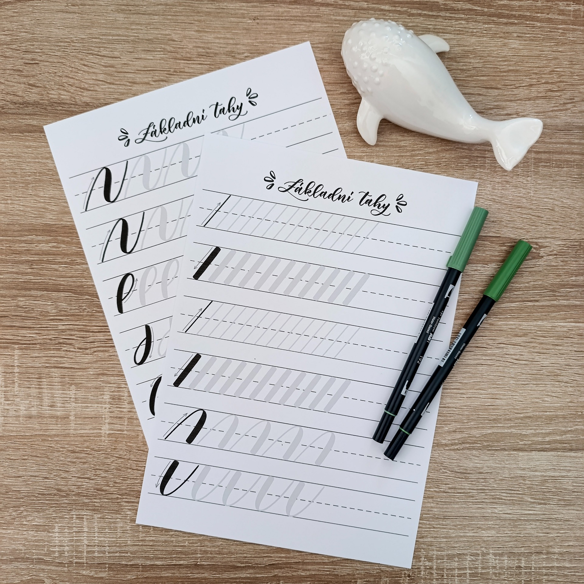 Základní kaligrafické tahy