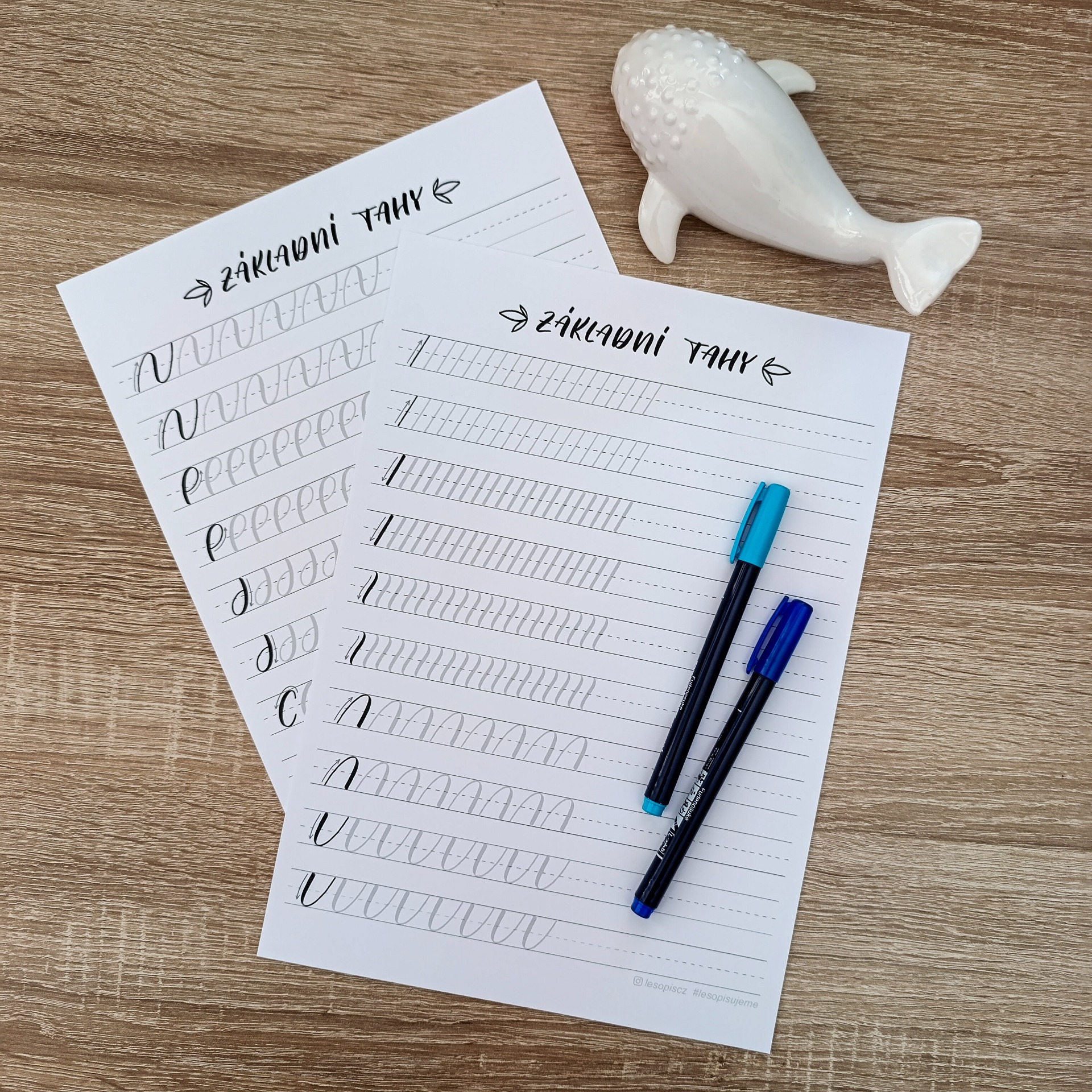 Základní kaligrafické tahy